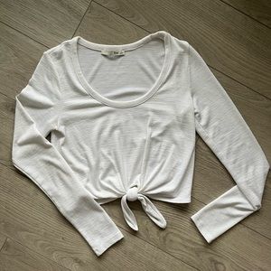 Long Sleeve Aritzia Crop Top